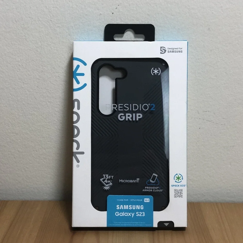 Speck Presidio 2 Grip Case Samsung Galaxy S23 Charcoal Gray/Bronze